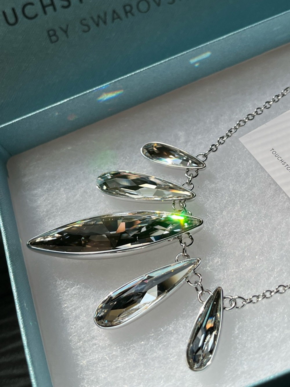 Swarovski TSC Navette Necklace BNIB $139 RT value - Picture 3 of 14